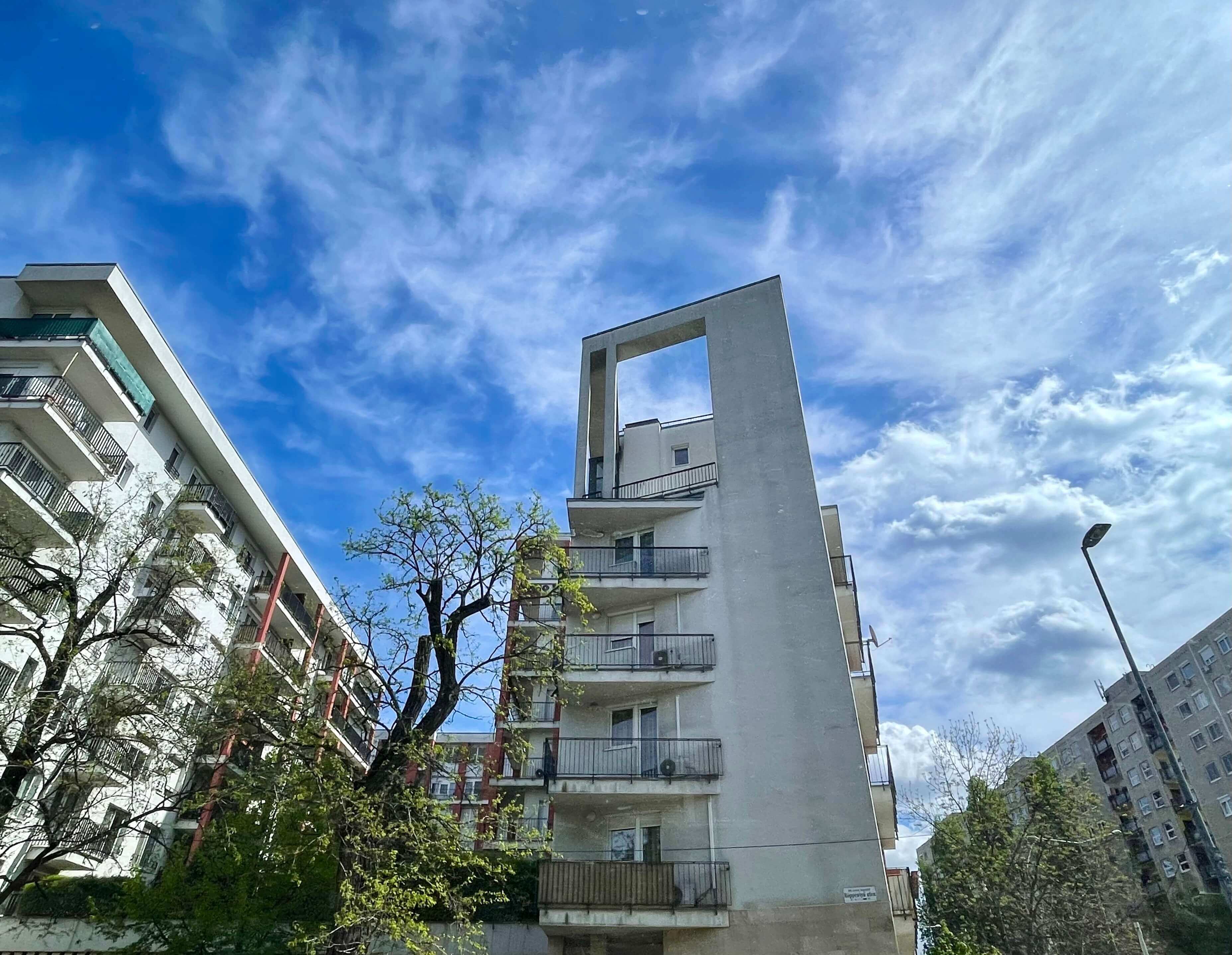 Budapest apartment blocks - Pawel Zawadzki lived