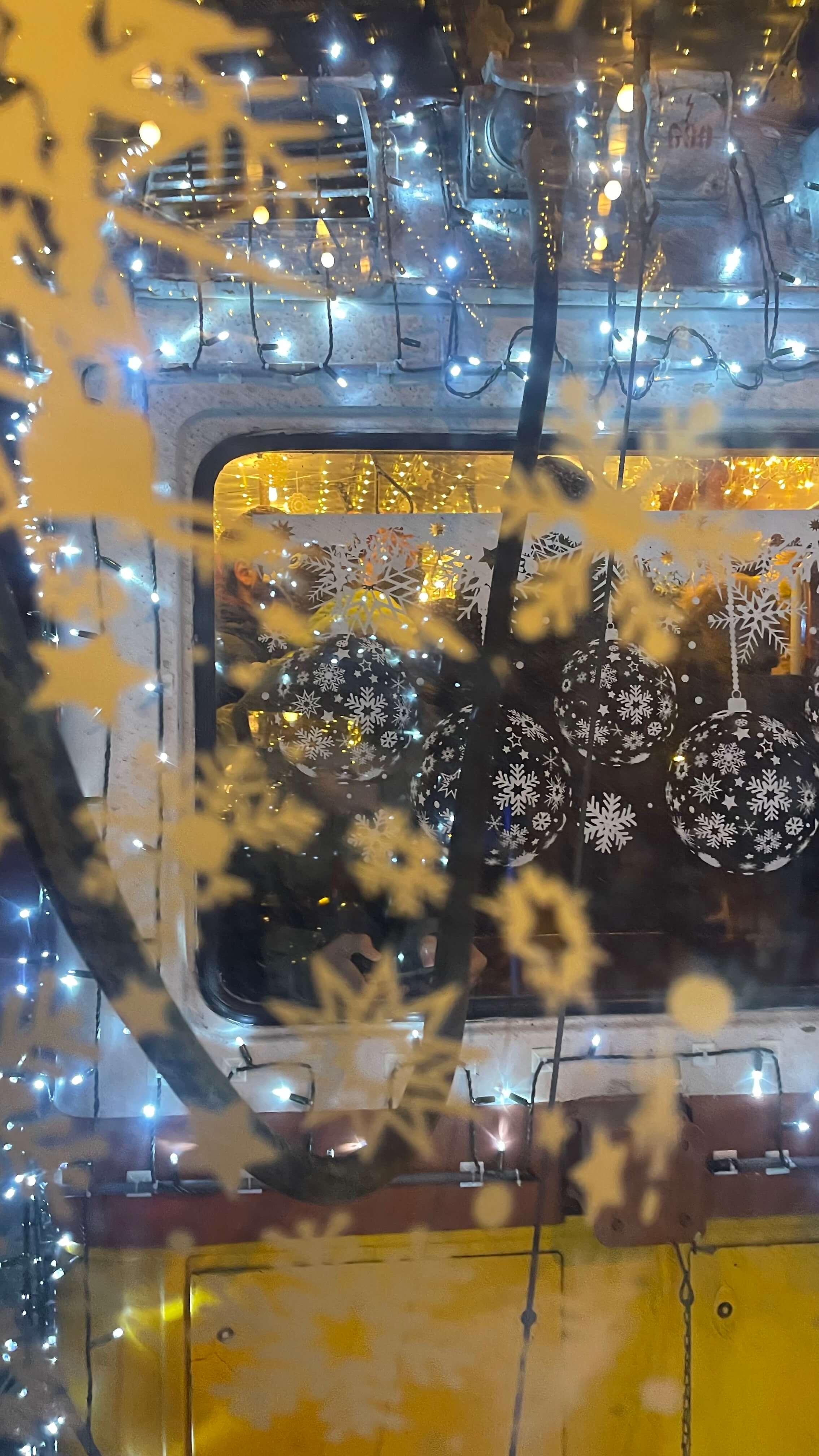 Christmas Tram in Budapest