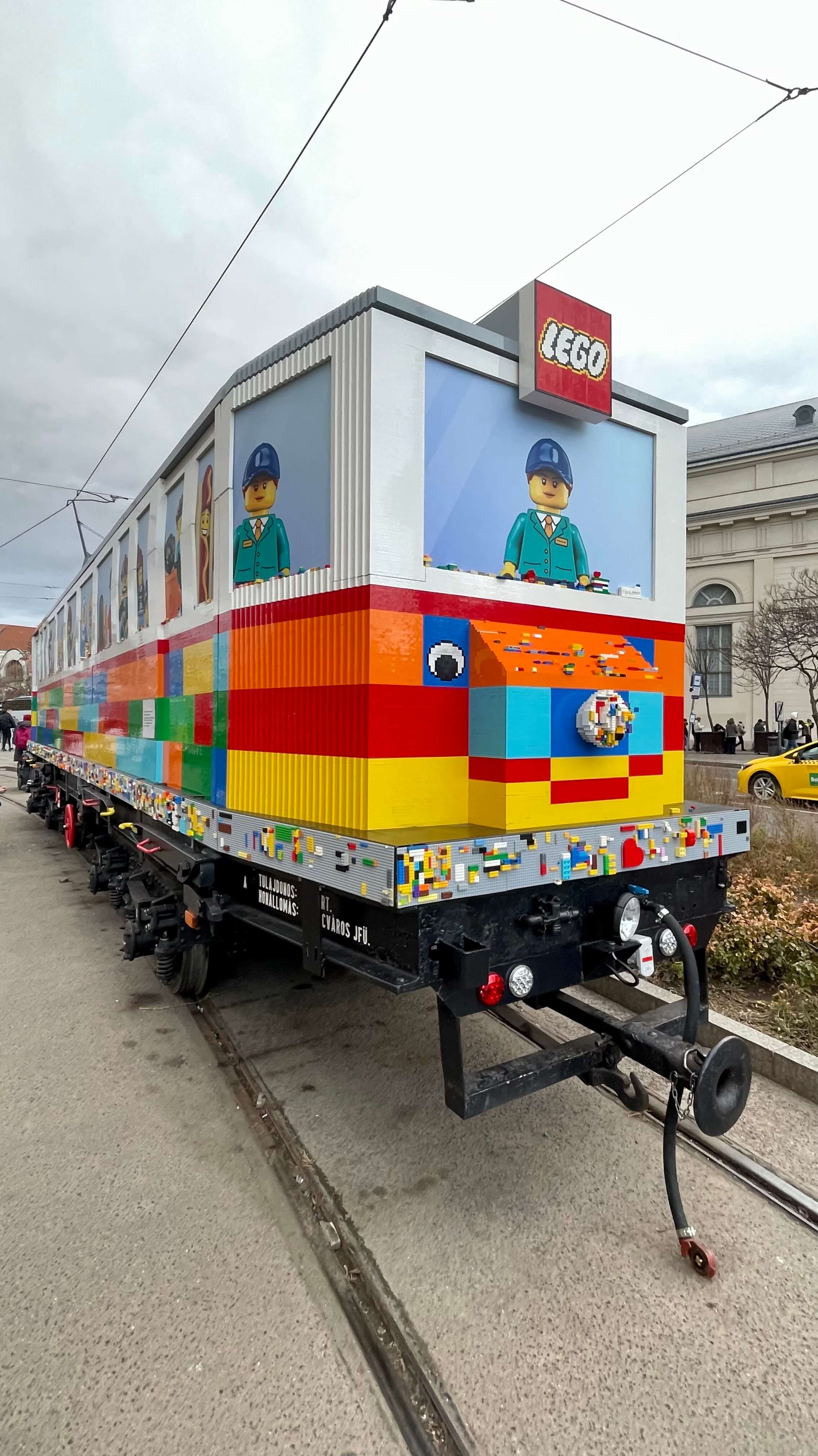 LEGO tram in Budapest